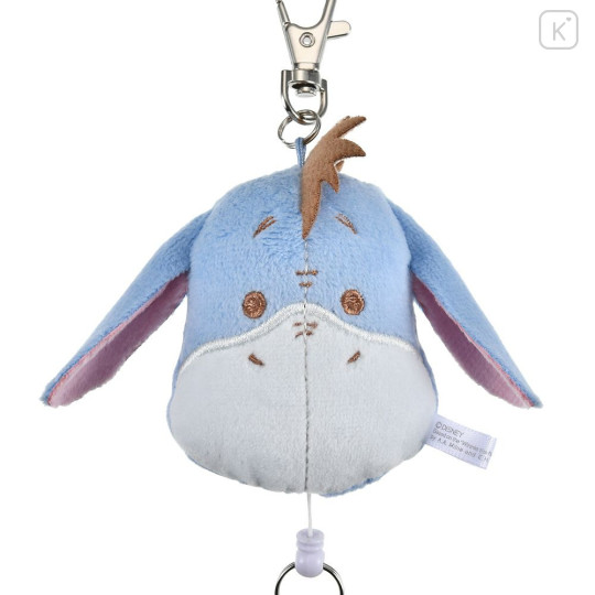 Japan Disney Store Mascot Reel Keychain - Eeyore : Fuwamoco Zakka - 4