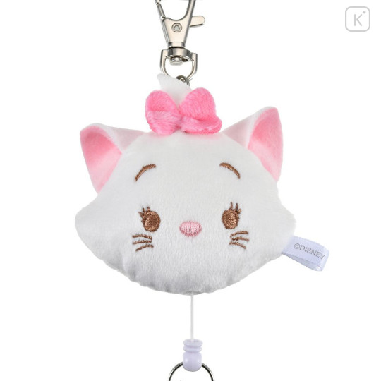 Japan Disney Store Mascot Reel Keychain - Marie : Fuwamoco Zakka - 4