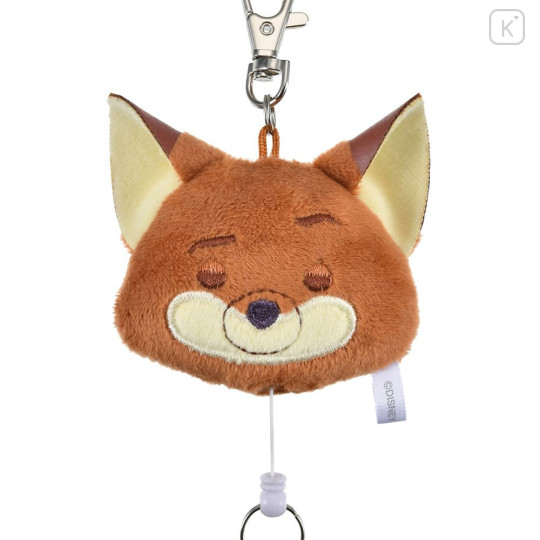 Japan Disney Store Mascot Reel Keychain - Zootopia Nick Wilde : Fuwamoco Zakka - 4