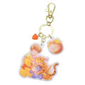 Japan Disney Store Acrylic Charm Keychain - Winnie the Pooh : Friends Hug Smile - 1