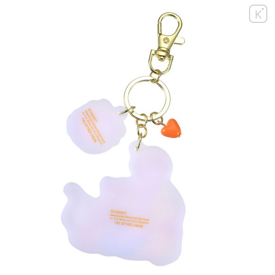 Japan Disney Store Acrylic Charm Keychain - Winnie the Pooh : Friends Hug Smile - 3