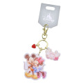 Japan Disney Store Acrylic Charm Keychain - Mickey & Minnie : Hug Smile - 2