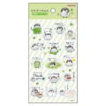 Japan Koupen Chan Clear Sticker - Message Green - 1