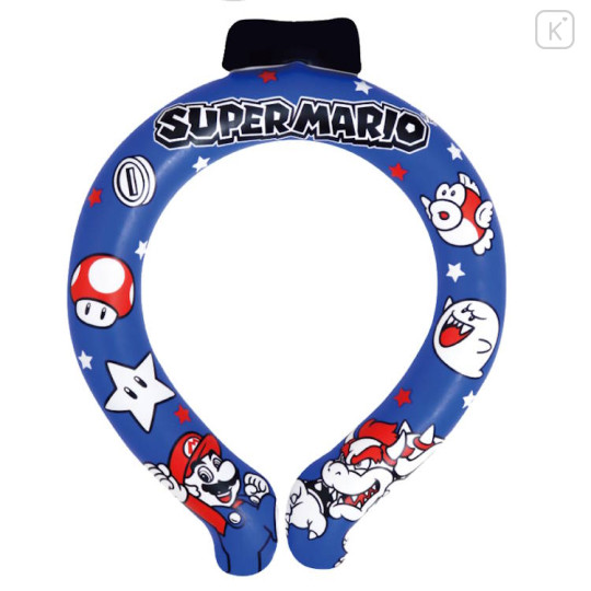 Japan Super Mario Ice Loop (S) Cooling Neck Wrap - Deep Blue - 1