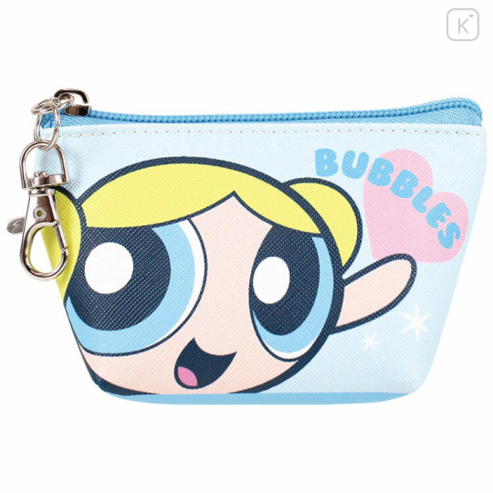 Japan The Powerpuff Girls Triangular Mini Pouch - Bubbles Face - 1