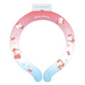 Japan Sanrio Ice Loop (S) Cooling Neck Wrap - Hello Kitty : Red Blue - 1