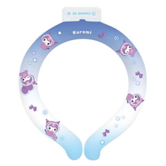 Japan Sanrio Ice Loop (S) Cooling Neck Wrap - Kuromi : Gradient Blue