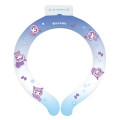 Japan Sanrio Ice Loop (S) Cooling Neck Wrap - Kuromi : Gradient Blue - 1