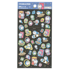 Japan Doraemon Gold Accent Sticker - Doraemon : Gadgets