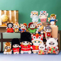 Japan Mofusand Mascot Plush Toy - Mofumofu Journey Cat : Chubby Pizza - 5
