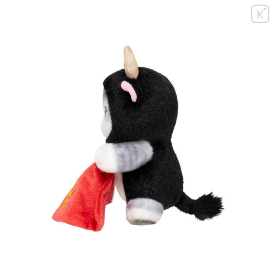 Japan Mofusand Monitor Plush Toy - Mofumofu Journey Cat : Bullfighting - 7