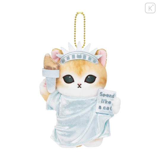 Japan Mofusand Mascot Holder - Mofumofu Journey Cat : Statue of Liberty - 1