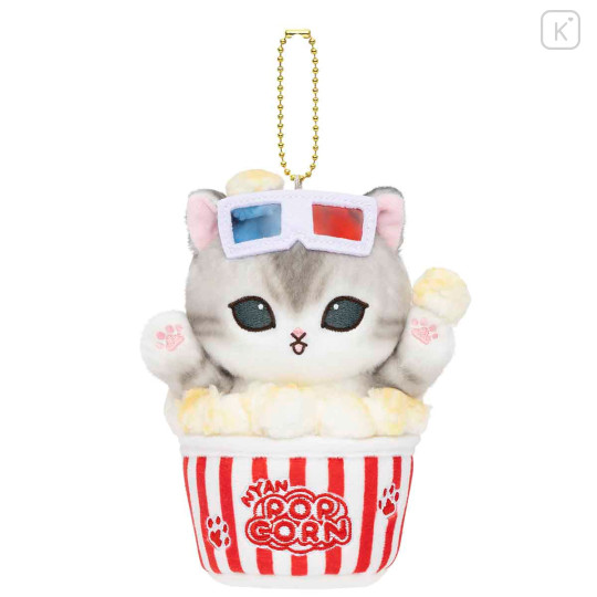 Japan Mofusand Mascot Holder - Mofumofu Journey Cat : Popcorn - 1