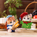Japan Mofusand Mascot Holder - Mofumofu Journey Cat : Popcorn - 4