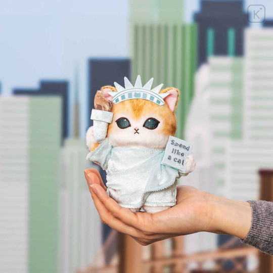 Japan Mofusand Mascot Holder - Mofumofu Journey Cat : Popcorn - 7
