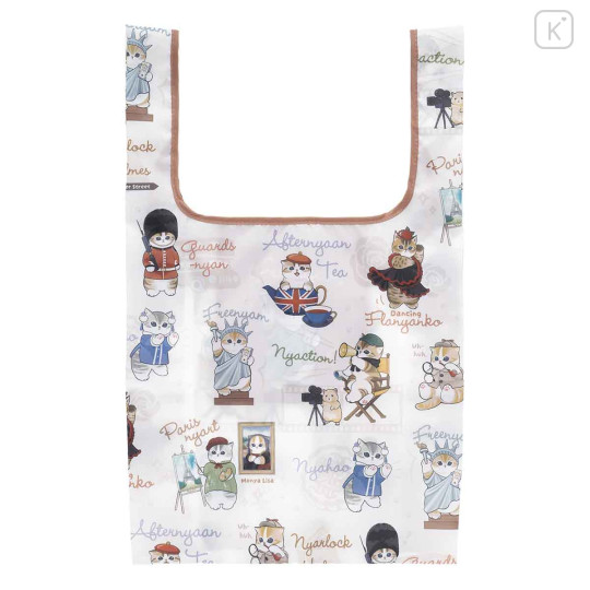 Japan Mofusand Eco Shopping Bag - Mofumofu Journey Cat : Cats of the World - 5