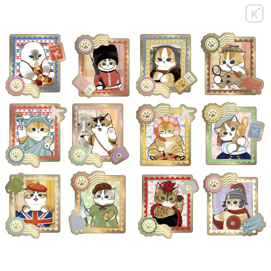 Japan Mofusand Pin Badge Set - Mofumofu Journey Cat : Pins Collection - 1