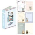 Japan Mofusand Flip Memo Sticky Notes - Mofumofu Journey Cat - 1