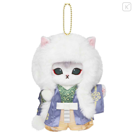 Japan Mofusand Mascot Holder - Mofumofu Journey Cat : Kabuki Lion Parent - 4