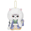 Japan Mofusand Mascot Holder - Mofumofu Journey Cat : Kabuki Lion Parent - 4
