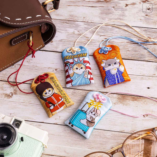 Japan Mofusand Amulet - Mofumofu Journey Cat : Statue of Liberty - 3