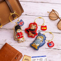 Japan Mofusand Embroidery Keychain - Mofumofu Journey Cat Royal Guard England - 3