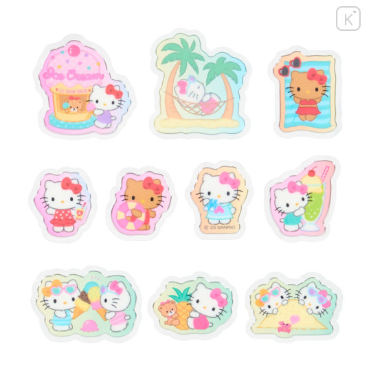 Japan Sanrio Original Summer Sticker - Hello Kitty : Cream Soda - 2