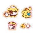 Japan Sanrio Original Summer Sticker - Pompompurin : Cream Soda - 5