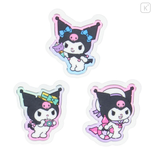 Japan Sanrio Original Summer Sticker - Kuromi : Cream Soda - 3