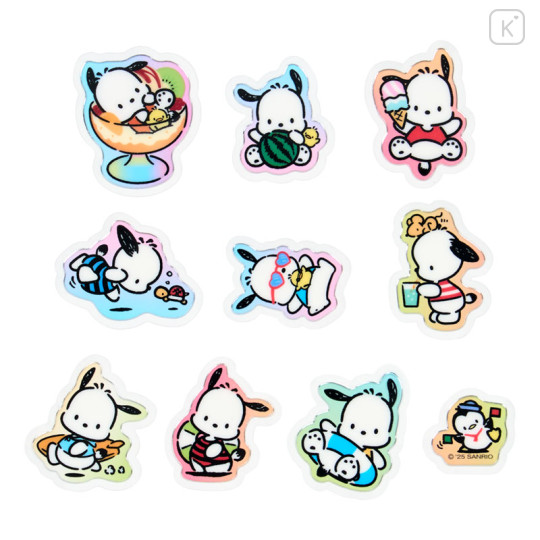 Japan Sanrio Original Summer Sticker - Pochacco : Cream Soda - 2