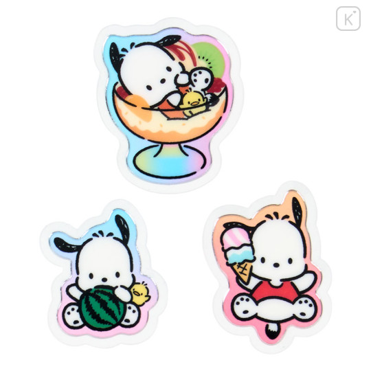 Japan Sanrio Original Summer Sticker - Pochacco : Cream Soda - 3