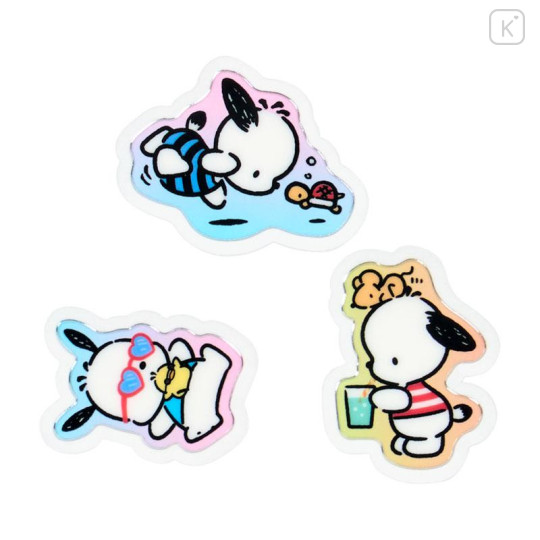 Japan Sanrio Original Summer Sticker - Pochacco : Cream Soda - 4