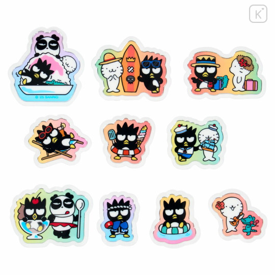 Japan Sanrio Original Summer Sticker - Badtz-maru : Cream Soda - 2