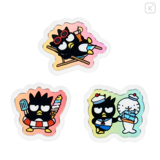 Japan Sanrio Original Summer Sticker - Badtz-maru : Cream Soda - 4
