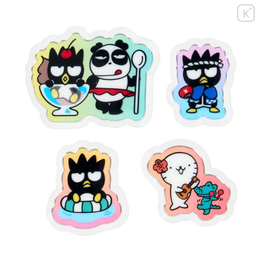 Japan Sanrio Original Summer Sticker - Badtz-maru : Cream Soda - 5