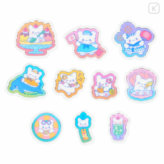 Japan Sanrio Original Summer Sticker - Hanamaruobake : Cream Soda - 2