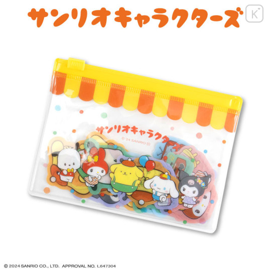 Japan Sanrio Flake Sticker with Slider Case - Characters : Retro Room - 1