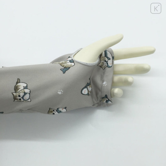 Japan Mofusand Arm Cover - Shark Cat Gray - 3