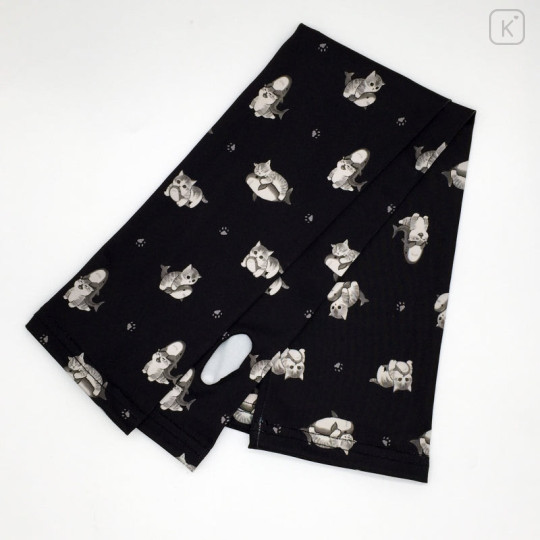 Japan Mofusand Arm Cover - Shark Cat Black - 1