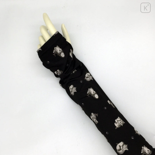 Japan Mofusand Arm Cover - Shark Cat Black - 2