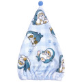 Japan Mofusand Kids Towel Cap - Shark Cat Blue - 1
