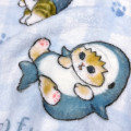 Japan Mofusand Kids Towel Cap - Shark Cat Blue - 5