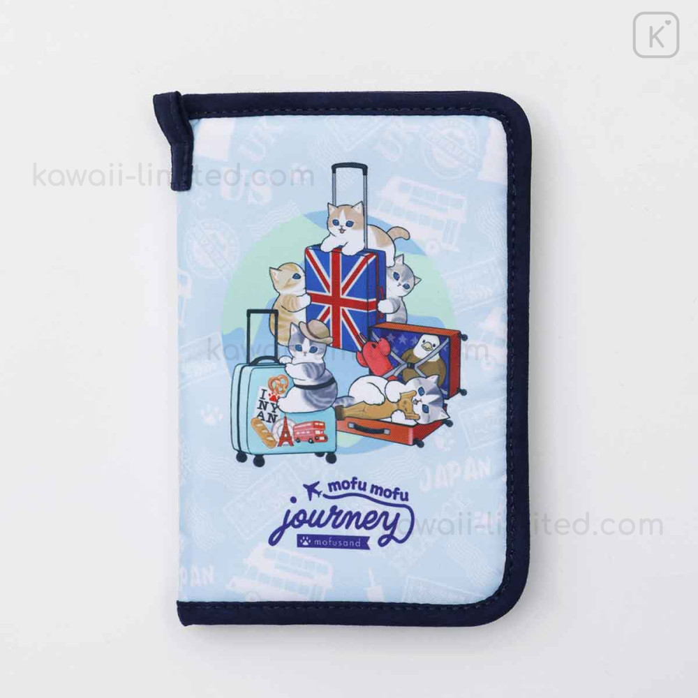 ◆Mofumofu◆ Japan Mofusand Medicine Handbook Travel Passport Case