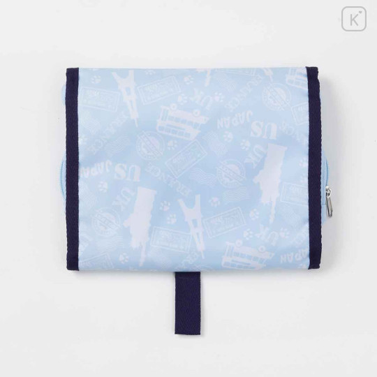 Japan Mofusand Hanging Pouch - Mofumofu Journey Light Blue - 2