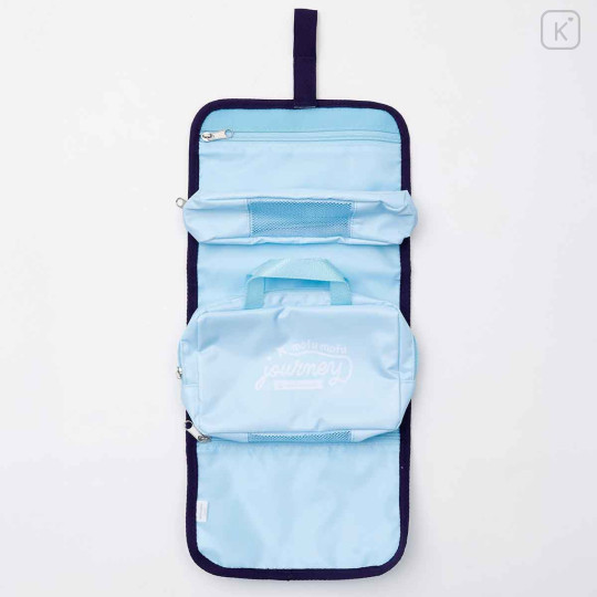 Japan Mofusand Hanging Pouch - Mofumofu Journey Light Blue - 3