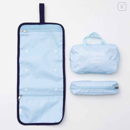Japan Mofusand Hanging Pouch - Mofumofu Journey Light Blue - 4