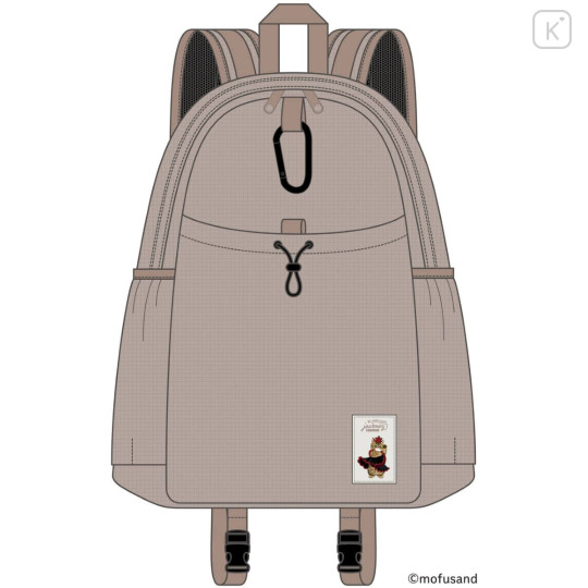 Japan Mofusand ackable Drawstring Pocket Backpack - Mofumofu Journey - 1