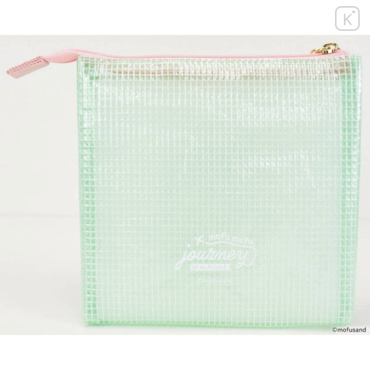 Japan Mofusand Sparkling Square 3 Pocket Pouch - Mofumofu Journey - 3