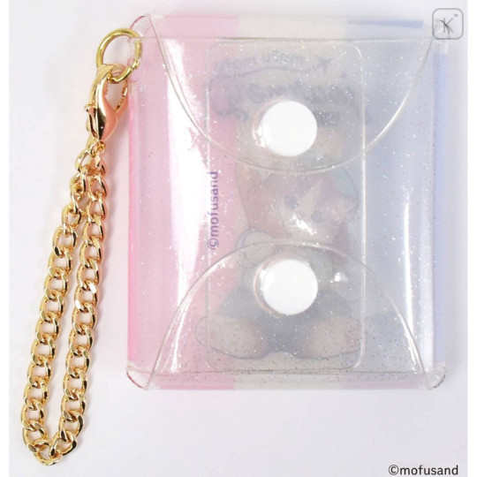 Japan Mofusand Sparkling Clear Multi Case (SS) - Mofumofu Journey Cat : Parisian French Bread Nyan France Baguette - 2