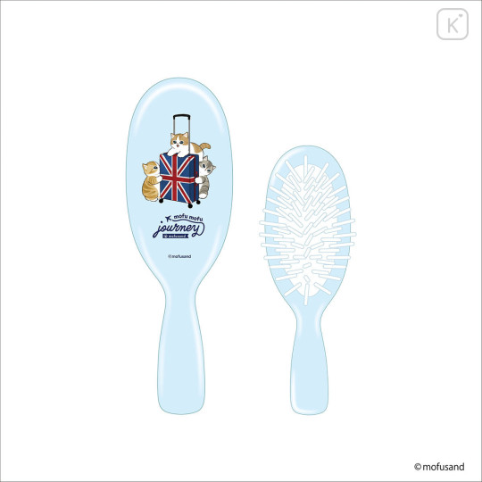 Japan Mofusand Hair Brush with Oil - Mofumofu Journey - 1